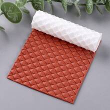 1 cây cán bột tạo vân caro cho đất sét polymer, cây cán bột làm khuyên tai bằng đất sét polymer - Lý tưởng để tạo bảng vân đất sét polymer. - GL265 - Xem 3