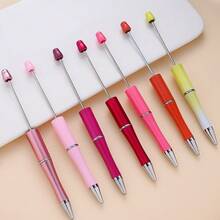 4Amazonia 10/50Pcs Fashion Black Ink Bead Ballpoint Pen DIY Kit Cool Metal Pens For Students, Teachers, Graduation Gifts - Black Ink Office Supplies - Multicolor - View 8