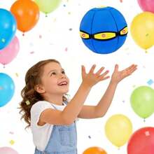 Peocryy Magic Bouncing Ball Magic Flying Saucer Bouncy Ball Pop Up Dual Form Freely Switchable Toy With 6 Light Parent-Child Interaction Suitable For Indoor OutdoorChildren's Growth Games, Fun And Joyful, Essential For Childhood - 6Light - View 4