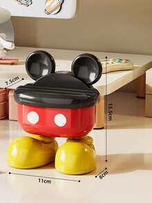Disney 1 hộp đựng đồ có thể tháo rời, hộp đựng tăm bông kèm giá đỡ điện thoại, hộp đựng đồ dùng văn phòng, đồ trang trí nhà cửa hình hoạt hình tích hợp giá đỡ điện thoại/máy tính bảng, tiện lợi khi xem phim, làm việc, gọi video, món quà tuyệt vời cho người hâm mộ. - Nhiều màu - Xem 8