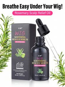 Wig Wearers Soothing Serum – Comfort Scalp & Hairline, Hydrates Skin After Glue, Tape Or Cap Wear, Soothes Pressure Marks Under Lace Fronts, Lightweight Refreshing With Hyaluronic Acid & Ceramides - Full Size - View 1