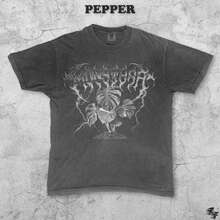Camiseta de Planta Monstera de Metal Negro, Estilo de Banda Deathcore, Camiseta Gráfica Botánica, Regalo de Papá de Planta Gótica, Hoja Grunge Vintage, Camiseta Unisex para Adultos - Blanco y negro(no personalizable) - Ver 1