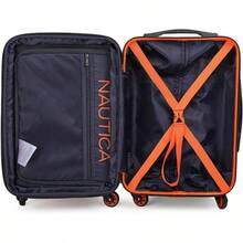 - Maleta de cabina 20 inch carry on 10kg Rgida ABS, Expandible, Ruedas Giratorias 360, Color Azul. - Azul - Ver 8
