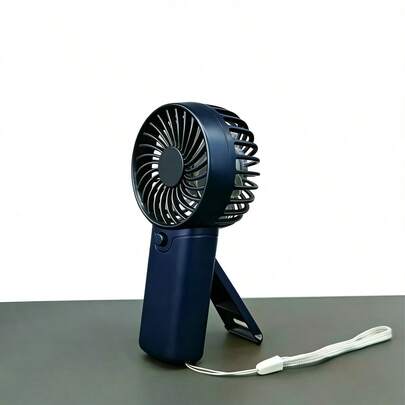 1pc Mini Portable Fan, Lightweight Handheld Fan With Lanyard - Ideal For Office, Outdoor, Travel And Camping - Stay Cool Anytime, Anywhere (Battery Not Included)