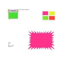 OISE ART STORE Cartoncino Segnaprezzo Tagliato A Zig-zag Colorato Perr Negozi Prezzi Offerte - - Multicolore - Visualizzare 2