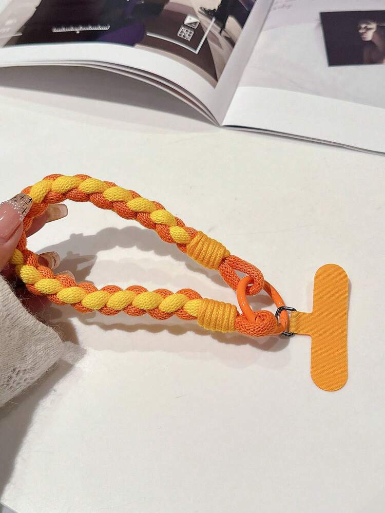 1 pieza Cordón de muñeca para teléfono minimalista y tejido, accesorio colgante antideslizante y duradero para teléfono, unisex - Multicolor - Añade 28