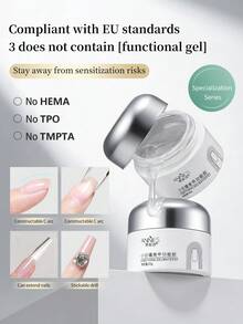 annies 20g EU Standard 3 Does Not Include The Addition Of Canned Bottom Adhesive, Sealing Layer Gel, Functional Adhesive Drill, Extended Construction Nail Polish Adhesive Nails - Multicolor - View 2