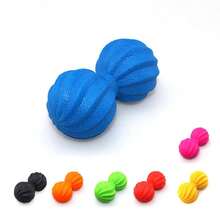 120mm Peanut Shaped Massage Ball, Multi-Functional For Indoor Yoga, Gym, Body Training & Muscle Relaxation - Multicolor - View 1