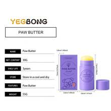 Dog Paw Soothing Balm - Gentle Cleansing, Moisturizing, Relieves Dry Paws, Comfortable Care Ointment - Multicolor - View 8