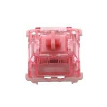 40g Interruptores lineales Gateron previamente lubricados con diseño de nieve de sakura, tallo de POM de 5 pines intercambiables en caliente para teclados mecánicos MX - 110 piezas - Ver 4