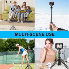 磁吸式快拆三脚架，多功能底座，双接口，可折叠磁吸支架，适用于 InSta ACE/ACEPRO/ACE PRO2/X4/X5 相机 - 黑色 - 查看 9