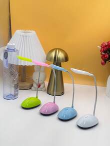 Lampu Meja Tabung Fleksibel Portabel Minimalis LED Praktis, Cahaya Lembut untuk Rumah, Kamar Tidur, Asrama, Lampu Baca Samping Tempat Tidur yang Lembut untuk Perawatan Mata, Lampu Malam - MultiWarna - View 12