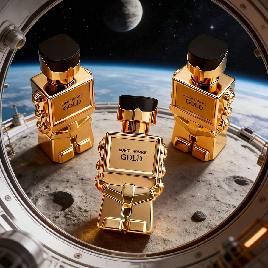 Hộp quà tặng hình robot dành cho nam giới (1/3 Pieces), nước hoa dạng xịt Eau De Toilette, hương gỗ tươi mát, bộ đồ du lịch phù hợp cho hẹn hò và sinh hoạt hàng ngày, với mùi hương lưu giữ và quyến rũ, là món quà không thể thiếu cho buổi hẹn hò và là lựa chọn hàng đầu cho quà tặng Ngày Valentine. - Nhiều hương vị - Xem 1