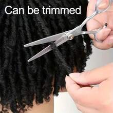 Men Dreadlock Wig Black Headband Wig Synthetic Afto Twsit Braids Headband Wig Soft Faux Locs Hair Wig With Hairband - Black - View 5