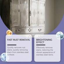 Limpiador quitaóxido de acero inoxidable, agente de limpieza para estufas de gas, campanas extractoras, utensilios de cocina - Líquido - Ver 6