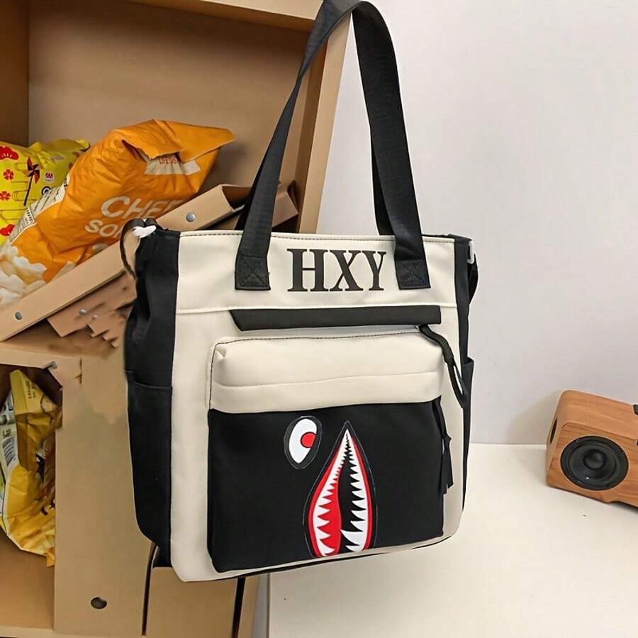 Fashionable Men's Shoulder Bag, Messenger Bag, Crossbody Bag, Handbag, Large Capacity Storage Bag, Scratch And Wear-Resistant Material, Suitable For Shopping, Dating, Outing, Work Commute, Elegant Minimalist Casual Cool Men's Shoulder Bag - Multicolor - View 1