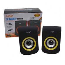 OISE ART STORE Altoparlanti Speaker Casse Usb 3w Jack 3,5mm Per Pc Notebook Linq An-009 Color - - Multicolore - Visualizzare 2