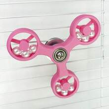 1 Peça Brinquedo de Moinho de Vento de Pérola Giratório a 360°, Acessório Decorativo de Gaiola Interessante e Inteligente para Mascar de Papagaio, Adequado para Pássaros o Ano Todo - Multicolorido - Visão 11