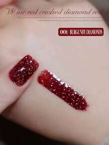 MIANEL 10ml 猫眼凝胶指甲油 2026 冬季畅销款 红色闪粉酒红色水钻凝胶指甲油 适用于脚趾甲 UV灯美甲 蓝色美甲 情人节美甲 美甲礼物 沙龙使用及DIY - 彩色 - 查看 7