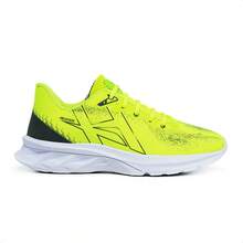 Women's Sneakers For Gym, Walking, Light And Comfortable, On . Fitness And Running. - Màu xanh chanh - Xem 5