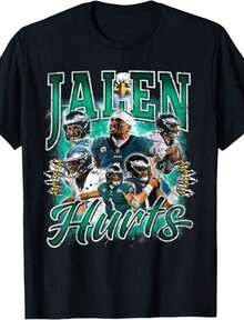 2026 Women's ClothesRetro Justin Tee Jefferson Vintage Lover Design 90s Graphic T-ShirtLoose And Comfortablesummer Shirts - Đen 8 - Xem 11