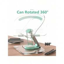 360° Rotating Acrylic Tablet Desktop Stand, Compatible With IPad Pro 9.7, Air 4, 5, Mini 6, 11, Tablet - Multicolor - View 6