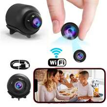 2024 X5 Smart 2.4G WiFi Micro Camera, 2MP HD Indoor Night Vision Home Security Recorder, Nanny Cam, Home Surveillance Camera - Black - View 2