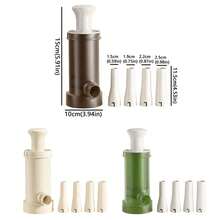 自制香肠机手动快速灌肠机，配4根灌肠管，大容量，重型厨房工具 - 彩色 - 查看 8