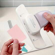 1个图案边缘切割器，适用于在邮票、照片、卡片和纸张上切割图案，返校用品 - 多色 - 查看 6