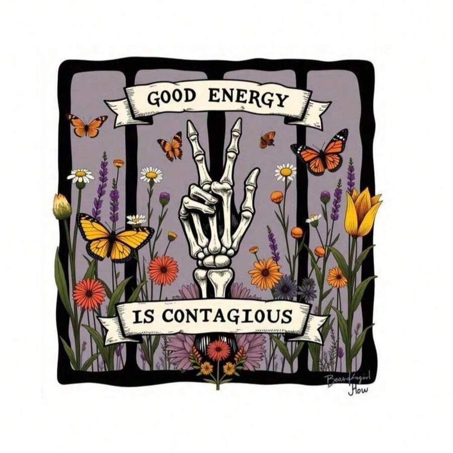 1pc/2pcs/3pcs Skull & Butterfly Style Heat Transfer Patches, Iron-On And Washable, Applicable To T-Shirts, Jeans, Sweaters, Handbags, Pillows, Cushions - L+S - View 1