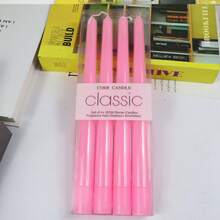 4 件 10 英寸螺旋蜡烛，粉色可选，每支蜡烛燃烧 8 小时，多种颜色可选，适用于家居装饰、卧室、节日、派对、婚礼、装饰、办公室、返校礼物、闺蜜礼物、女士礼物、冬季礼物 - 彩色 - 查看 23