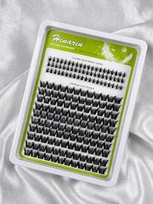 180 Pcs Bottom Lashes + Individual Lashes Kit With Lash Bond & Lash Seal And Tweezers Wispy Mixed Length DIY Eyelash Extension D Curl Clusters Lashes Eyelashes Extension Natural False Eyelashes Lash Clusters,Eyelash Clusters,Individual Eyelashes,Lashes,Fake Lashes - Black - View 4