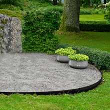 Lawn Edging, Plastic Bed Edging, Mowing Edge, Garden Edging With 50 Ground Anchors, Garden Fence Paving Edging - 7.8cm-Haut - 查看 8