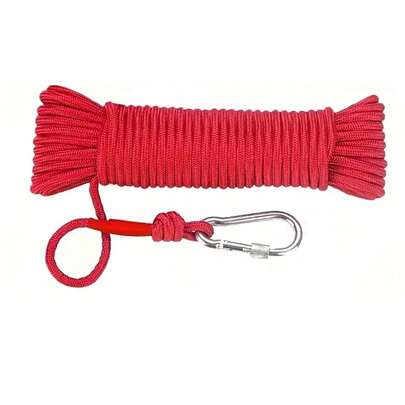 1 Set Red Nylon Suspension Rope, Suitable For Outdoor Boat And Equipment Fixation, Fishing Gear