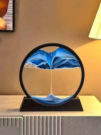 360 Degree Rotating 3D Sand Art, Dynamic Flowing Sand Art Frame, Handmade Decorative Timing Toy, Suitable For Classroom And Preschool, Children's Game, Children's Gift, Multi-Color Flowing Sand 3D Landscape, Acrylic Rotating Sand Art, Suitable For Relaxation, Home And Office Decor, Living Room And Entrance Decor, Office Desk Decor, Housewarming Gift, Suitable For All Seasons, Ideal Party Favor, Perfect Room Decor