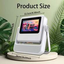 2026 Flagship DONGYING A5Pro Android 12 Smart Projector, Supports 4K And 1080P Native Resolution, 400 ANSI Lumens Home Cinema Projector, 7-Inch Touch Screen, WiFi 6, Compatible With Android TV, Full HD Movie Projector, Suitable For Gaming, Computers, Smartphones - White - View 11