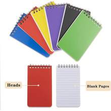 Cuaderno espiral portátil 75105mm 80 hojas cuadriculadas tapa PP multicolor (Un Cuaderno en Color Aleatorio) - 1 pieza - Ver 2