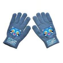 Popular Witch Hunter Printed Fingerless Knit Gloves For Men & Women, Autumn/Winter - Multicolor - View 7
