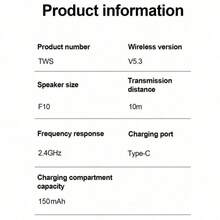 X55 睡眠耳塞无线迷你耳机 TWS 蓝牙耳机立体声隐藏式耳机带麦克风高清通话 - 彩色 - 查看 7