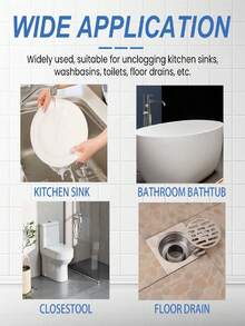 JAYSUING 100g/200g/260g Drain Cleaner, Suitable For Kitchen, Bathroom, Drain Pipe & Sewer Clogged Cleaning, Quickly Dissolves All Types Of Blockages And Restores Smooth Drainage - Powdery - View 4