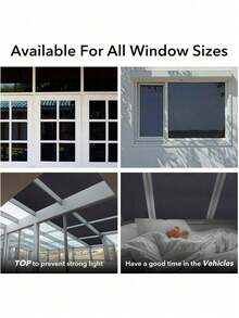 Película opaca para ventanas, bloquea la luz solar y proporciona privacidad, cortina opaca removible y parasol adecuado para el apantallamiento de la iluminación natural del hogar - Negro - Ver 7