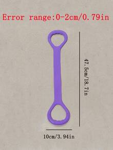 1pc High Elastic 8-Shaped Resistance Band, Back Opening Design For Shoulder Training, Yoga Stretch Band - Multicolor - View 15