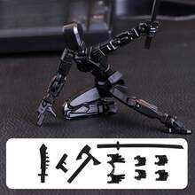 Multi-Jointed Posable Action Figure Doll Set, Lucky Doll, 3D Printed Figurine Doll, 3rd Generation Mannequin Doll, Full Body DIY Stress Relief Gadget - Multicolor - View 10