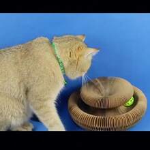 Kitty Cat Toys, 1 PC Magic Organ Kurlz Cat Scratching Board, Modern Indoor Interactive Reversible Toys Scratcher Cardboard Kitten Pads - 1pc - View 11