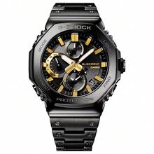 Đồng hồ Casio G-Shock cao cấp vỏ kim loại nguyên khối, mạ vàng đen PVD, chống nước 200M, chống sốc, kết nối Bluetooth, dành cho nam giới. - Một cỡ - Xem 4