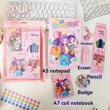 Back To School Essential! KpopDemonHunters Stationery Set - The Top Choice For Students Who Love High Visuals. Perfect As Class Recognition Souvenir Or Birthday/Valentine's Day Gift. - Multicolor - View 11