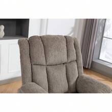 Recliner Parts - Light Brown + Velvet + Bedroom - View 6