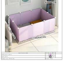 Adjustable Pet Fence, Indoor Isolation Gate, Dog Cage, Small Dog Iron Railing, Free Combination Pet Fence - Multicolor - View 20