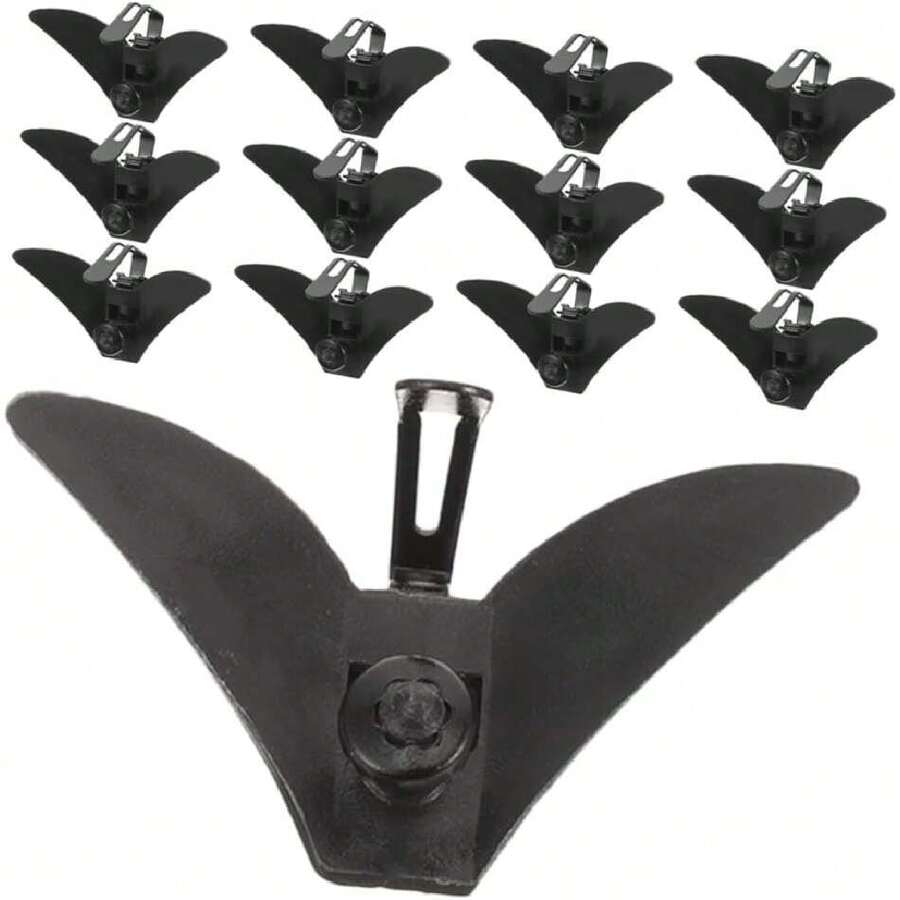 20 Piezas Clips De Corbata De Metal Y PláStico Para Hombre Sujetador Antideslizante Para Corbatas Accesorios De Traje Para Eventos Formales Y Uso Diario,40981050 - Multicolor - Ver 1