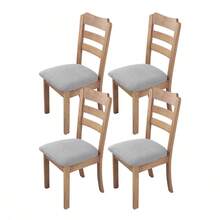 1/2/4/6pcs Plaid Pattern Stretch Dining Chair Covers, Removable & Washable Chair Slipcovers For Dining Room, Kitchen - Multicolor - View 22